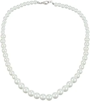 YAZILIND Imitation Pearl Choker Necklace Clavicle Vintage Women Elegant Charm Wedding Dress Embellished